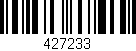 Código de barras (EAN, GTIN, SKU, ISBN): '427233'