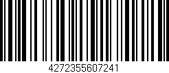 Código de barras (EAN, GTIN, SKU, ISBN): '4272355607241'