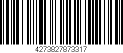 Código de barras (EAN, GTIN, SKU, ISBN): '4273827873317'