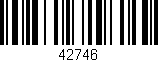 Código de barras (EAN, GTIN, SKU, ISBN): '42746'