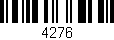 Código de barras (EAN, GTIN, SKU, ISBN): '4276'