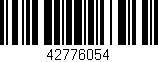 Código de barras (EAN, GTIN, SKU, ISBN): '42776054'