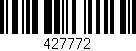 Código de barras (EAN, GTIN, SKU, ISBN): '427772'