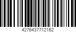 Código de barras (EAN, GTIN, SKU, ISBN): '4278437712162'
