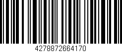 Código de barras (EAN, GTIN, SKU, ISBN): '4278872664170'
