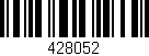 Código de barras (EAN, GTIN, SKU, ISBN): '428052'