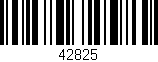 Código de barras (EAN, GTIN, SKU, ISBN): '42825'