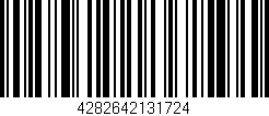 Código de barras (EAN, GTIN, SKU, ISBN): '4282642131724'