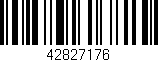 Código de barras (EAN, GTIN, SKU, ISBN): '42827176'