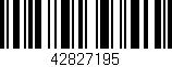 Código de barras (EAN, GTIN, SKU, ISBN): '42827195'