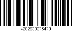 Código de barras (EAN, GTIN, SKU, ISBN): '4282939375473'