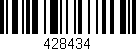 Código de barras (EAN, GTIN, SKU, ISBN): '428434'