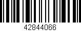 Código de barras (EAN, GTIN, SKU, ISBN): '42844066'