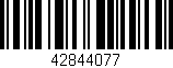 Código de barras (EAN, GTIN, SKU, ISBN): '42844077'