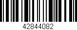 Código de barras (EAN, GTIN, SKU, ISBN): '42844082'