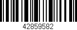Código de barras (EAN, GTIN, SKU, ISBN): '42859582'