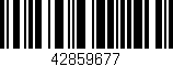 Código de barras (EAN, GTIN, SKU, ISBN): '42859677'