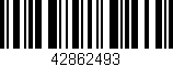 Código de barras (EAN, GTIN, SKU, ISBN): '42862493'