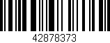 Código de barras (EAN, GTIN, SKU, ISBN): '42878373'