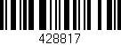 Código de barras (EAN, GTIN, SKU, ISBN): '428817'