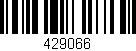 Código de barras (EAN, GTIN, SKU, ISBN): '429066'