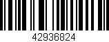 Código de barras (EAN, GTIN, SKU, ISBN): '42936824'