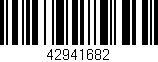 Código de barras (EAN, GTIN, SKU, ISBN): '42941682'