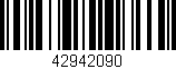 Código de barras (EAN, GTIN, SKU, ISBN): '42942090'