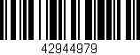Código de barras (EAN, GTIN, SKU, ISBN): '42944979'