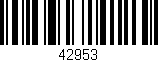 Código de barras (EAN, GTIN, SKU, ISBN): '42953'