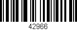 Código de barras (EAN, GTIN, SKU, ISBN): '42966'