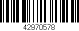 Código de barras (EAN, GTIN, SKU, ISBN): '42970578'