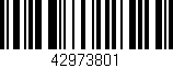 Código de barras (EAN, GTIN, SKU, ISBN): '42973801'