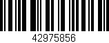 Código de barras (EAN, GTIN, SKU, ISBN): '42975856'