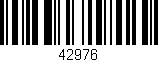 Código de barras (EAN, GTIN, SKU, ISBN): '42976'