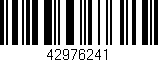 Código de barras (EAN, GTIN, SKU, ISBN): '42976241'