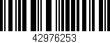 Código de barras (EAN, GTIN, SKU, ISBN): '42976253'