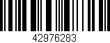 Código de barras (EAN, GTIN, SKU, ISBN): '42976283'