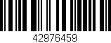 Código de barras (EAN, GTIN, SKU, ISBN): '42976459'