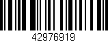 Código de barras (EAN, GTIN, SKU, ISBN): '42976919'