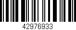 Código de barras (EAN, GTIN, SKU, ISBN): '42976933'