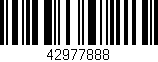 Código de barras (EAN, GTIN, SKU, ISBN): '42977888'