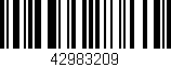 Código de barras (EAN, GTIN, SKU, ISBN): '42983209'