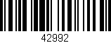 Código de barras (EAN, GTIN, SKU, ISBN): '42992'