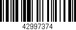 Código de barras (EAN, GTIN, SKU, ISBN): '42997374'