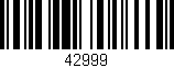 Código de barras (EAN, GTIN, SKU, ISBN): '42999'
