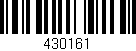 Código de barras (EAN, GTIN, SKU, ISBN): '430161'