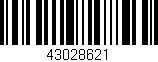 Código de barras (EAN, GTIN, SKU, ISBN): '43028621'