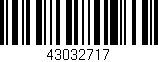 Código de barras (EAN, GTIN, SKU, ISBN): '43032717'