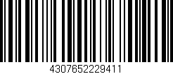 Código de barras (EAN, GTIN, SKU, ISBN): '4307652229411'